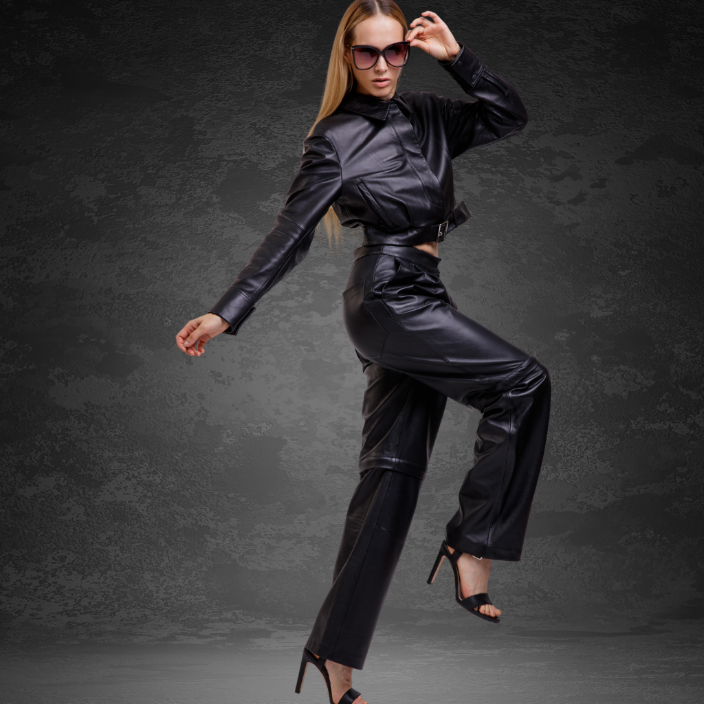 Women&#39;s Leather Trousers | KC Leather Signature Range - Sally