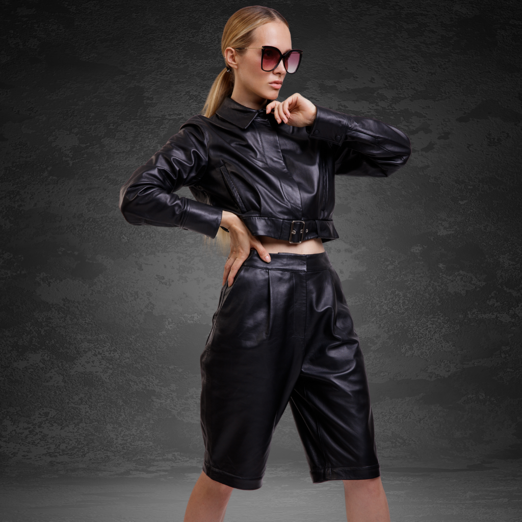 Women&#39;s Leather Trousers | KC Leather Signature Range - Sally