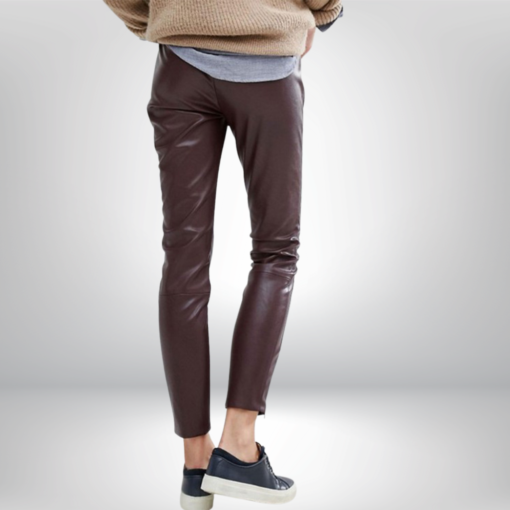 Women&#39;s Leather Trousers - Leah