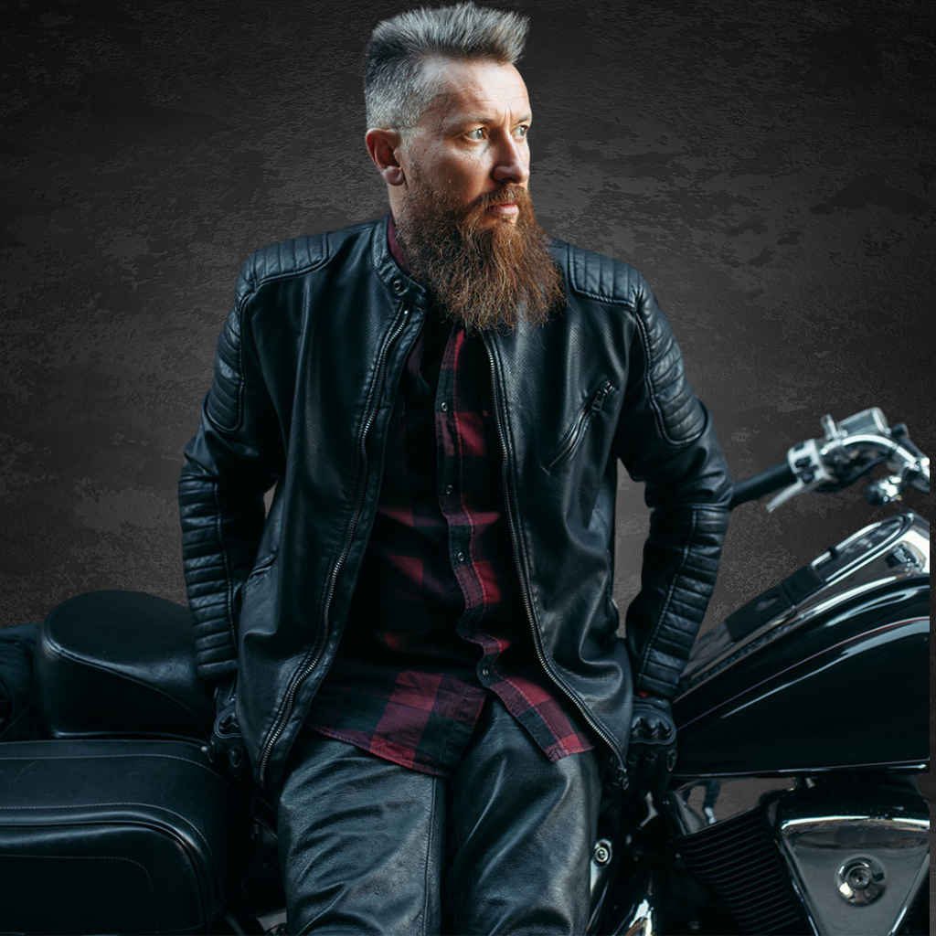 Men&#39;s Cafe Racer Jacket | KC Leather Signature Range - Andrew