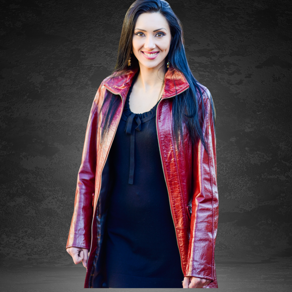 Women&#39;s Leather Coat | KC Leather Signature Range - Philipa