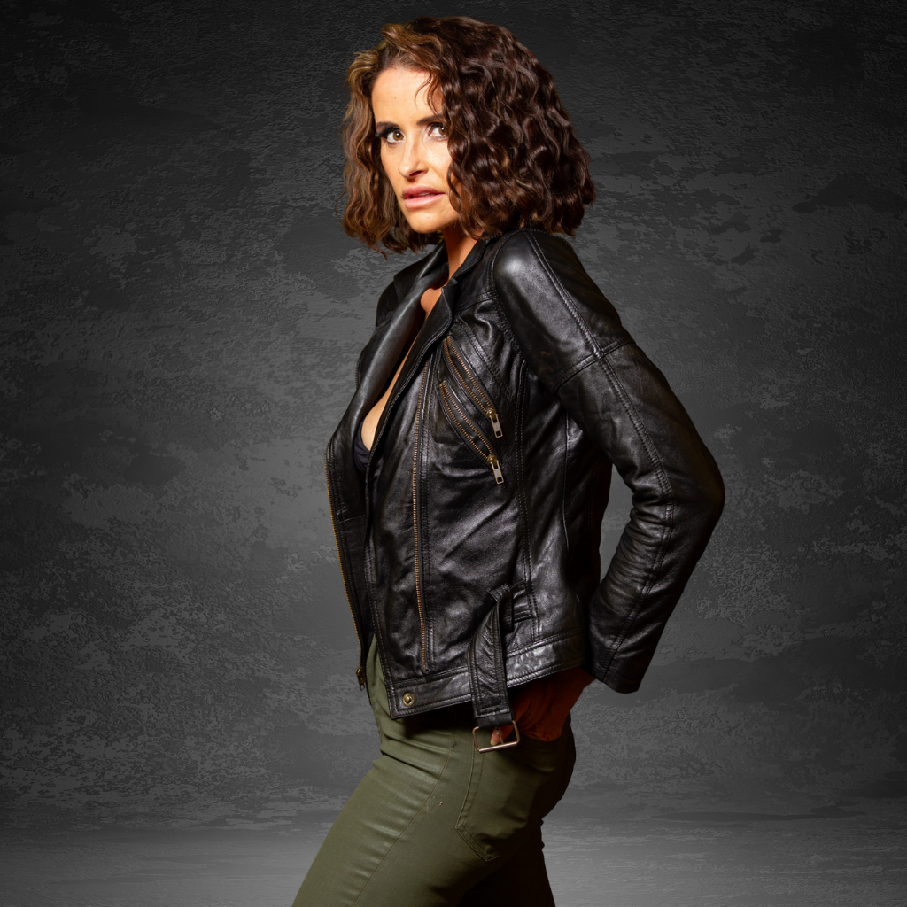 Women&#39;s Leather Jacket | KC Leather Signature Range - Eloise in Black