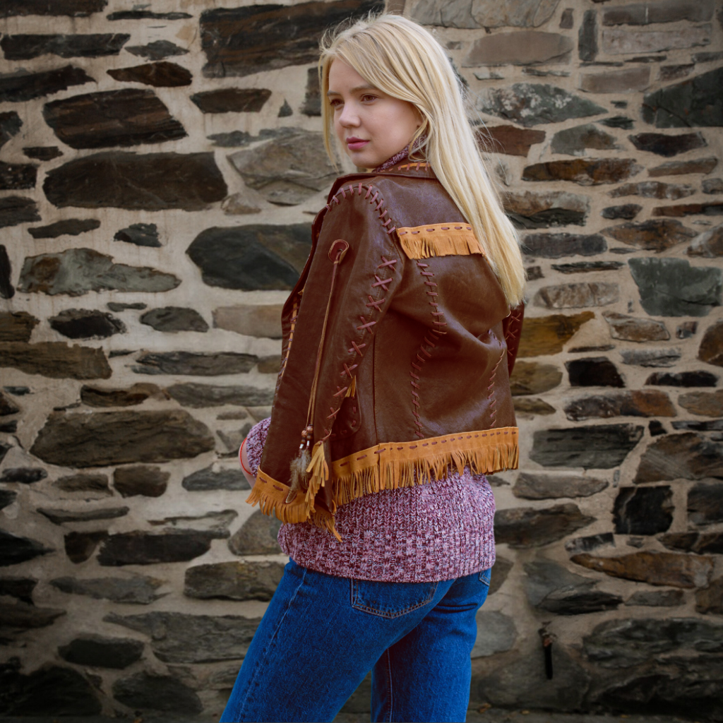 Women&#39;s Classic American Indian Inspired Jacket - Dream