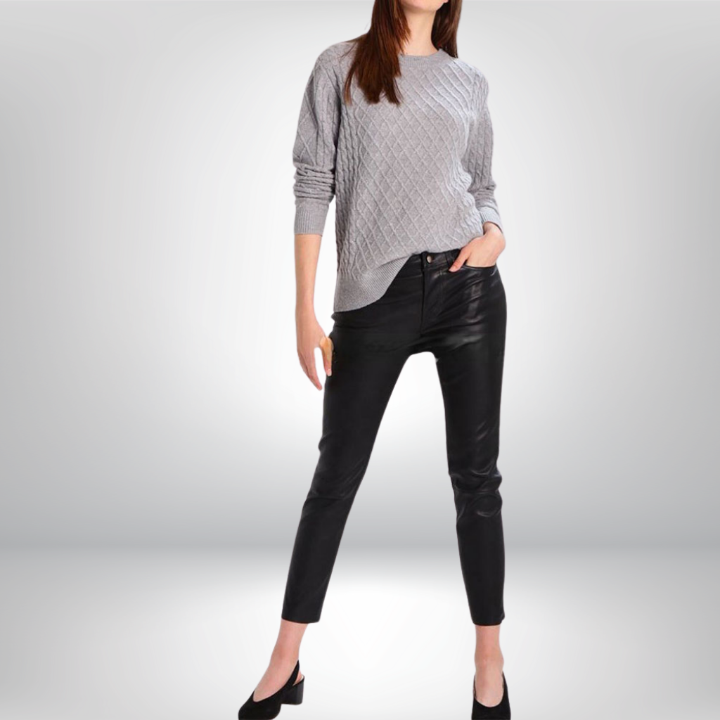 Women&#39;s Skinny Leather Jeans - Stella