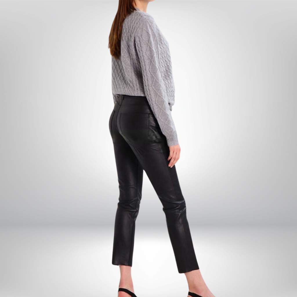 Women&#39;s Skinny Leather Jeans - Stella