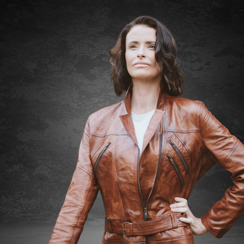 Women&#39;s Leather Jacket | KC Leather Signature Range - Eloise in Brown