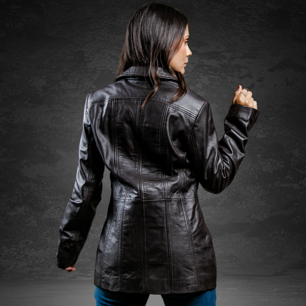 Women&#39;s Leather Coat | KC Leather Signature Range - Bardeau