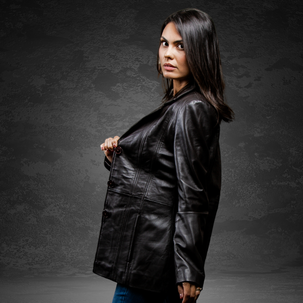 Women&#39;s Leather Coat | KC Leather Signature Range - Bardeau