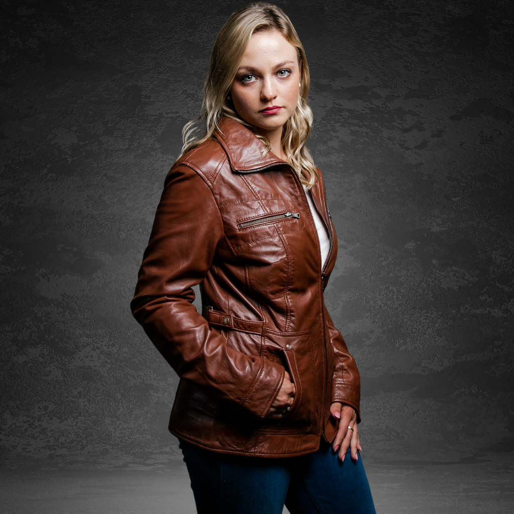 Women&#39;s Leather Coat | KC Leather Signature Range - Florence