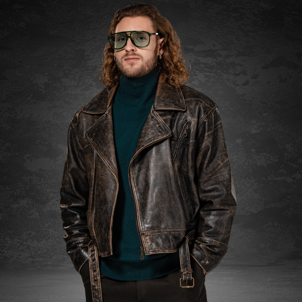 Men&#39;s Vintage Leather Jacket | KC Leather Signature Range - Sean