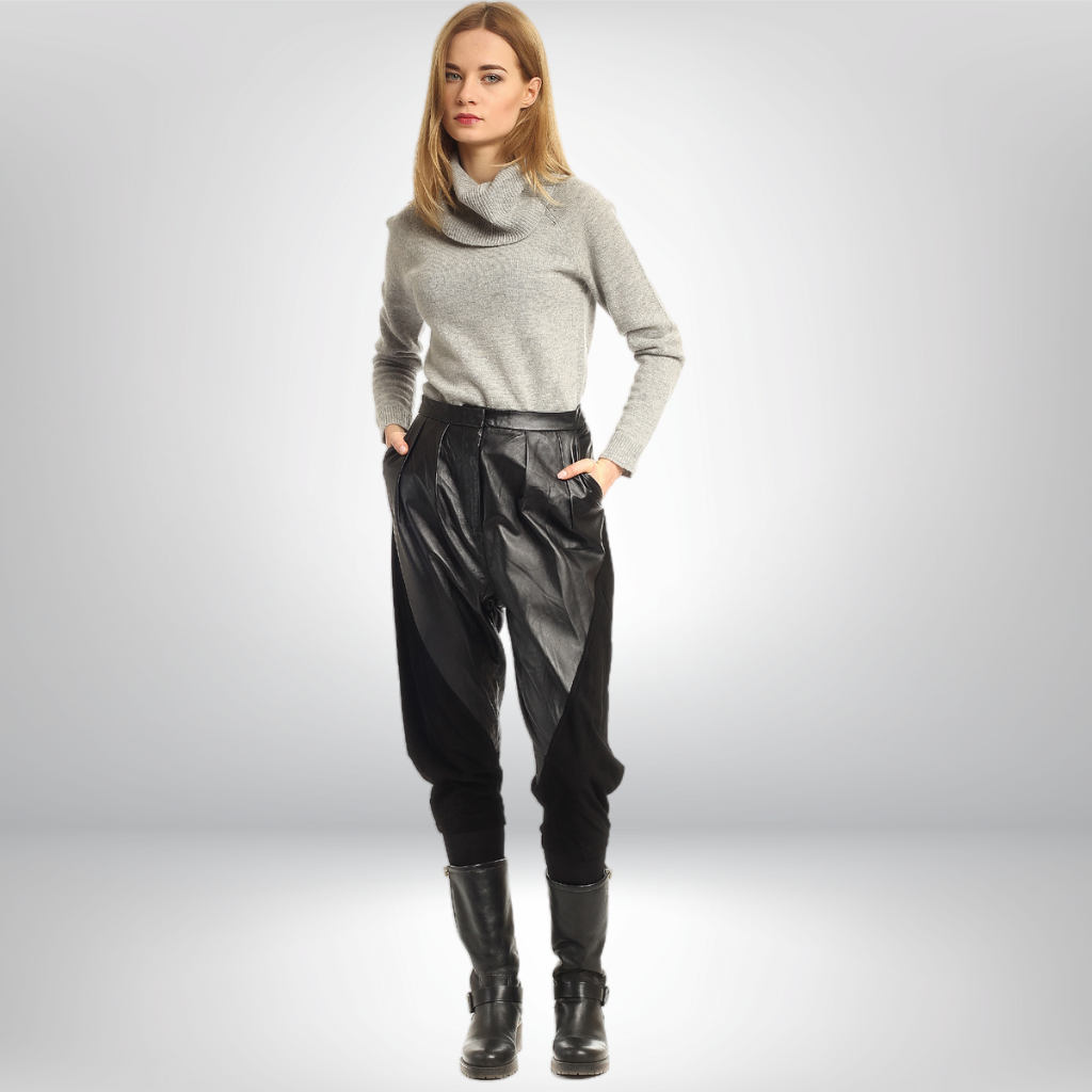 Women&#39;s Leather Pants -Rodeo