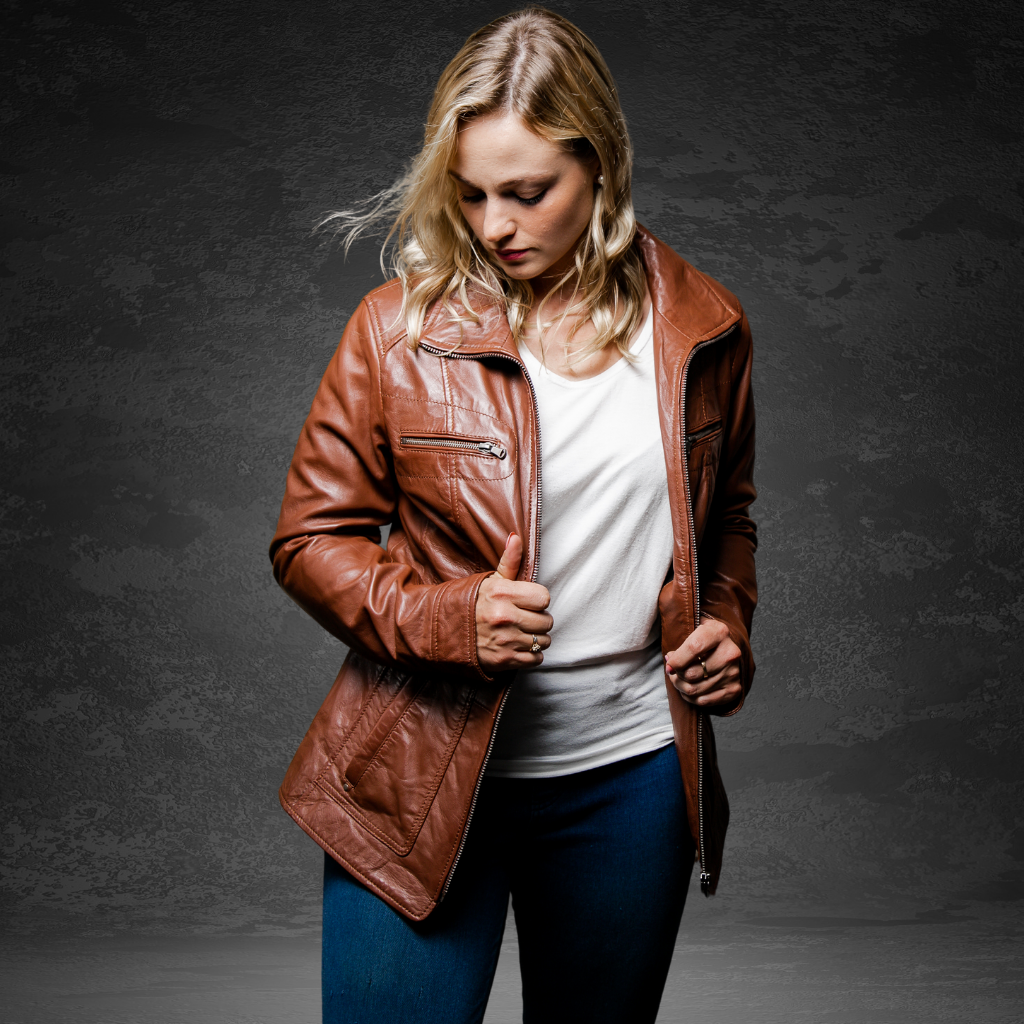 Women&#39;s Leather Coat | KC Leather Signature Range - Florence