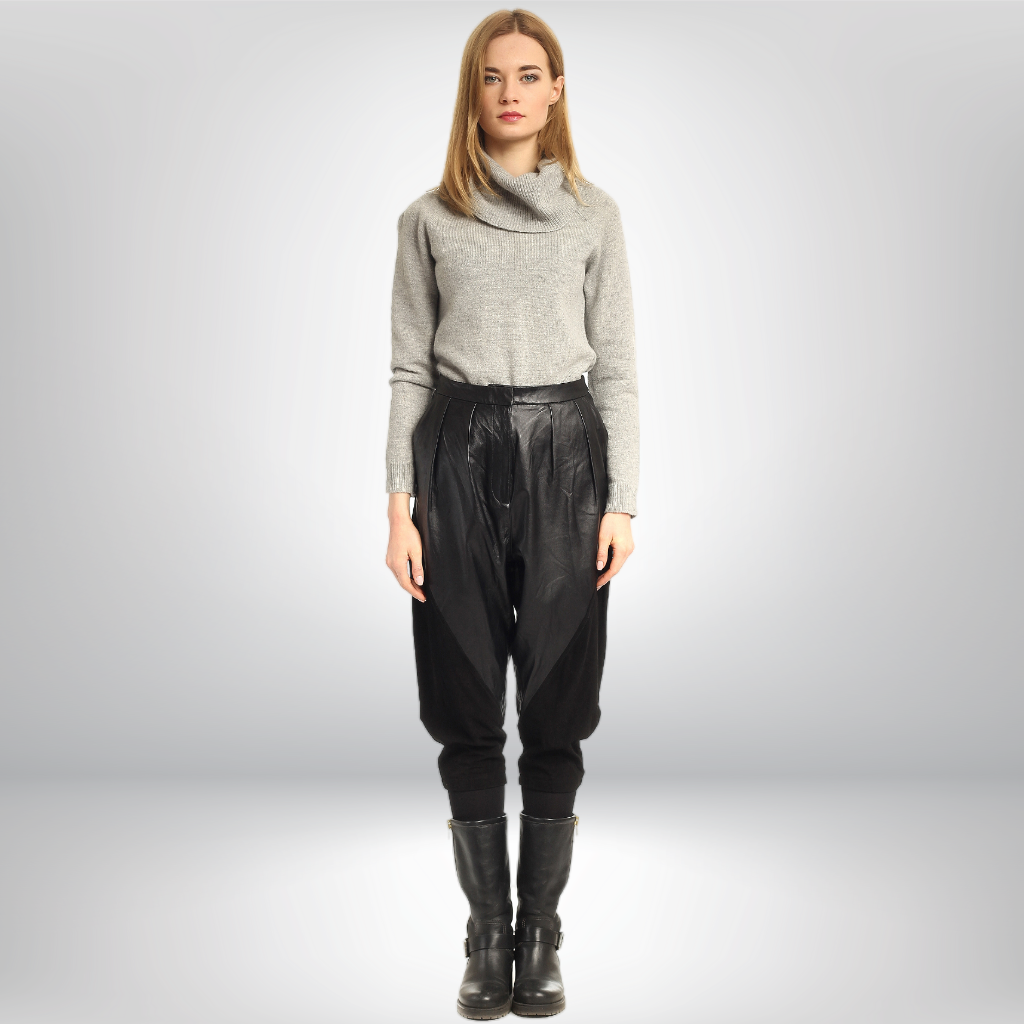 Women&#39;s Leather Pants -Rodeo