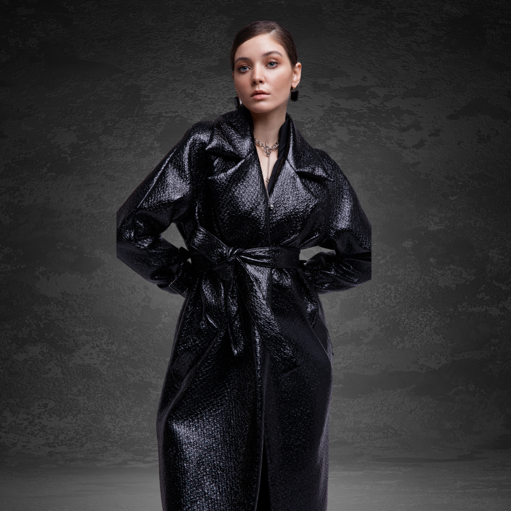 Women&#39;s Long Leather Coat | KC Leather Signature Range - Sabrina