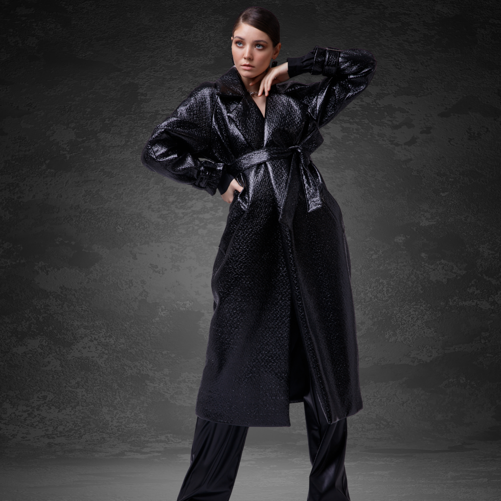 Women&#39;s Long Leather Coat | KC Leather Signature Range - Sabrina