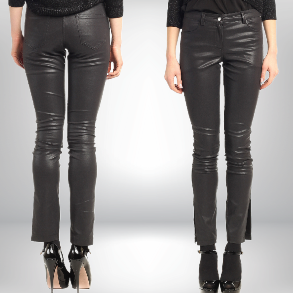 Women&#39;s Leather Jeans - Courtney