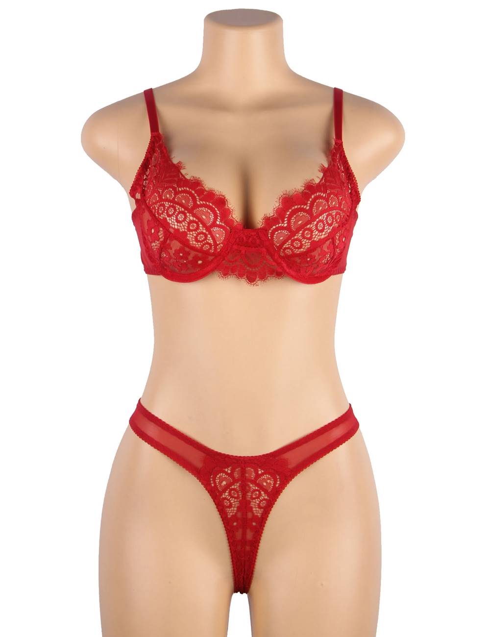 Beautiful Lingerie Lace Bra Set With Underwire 3 colours