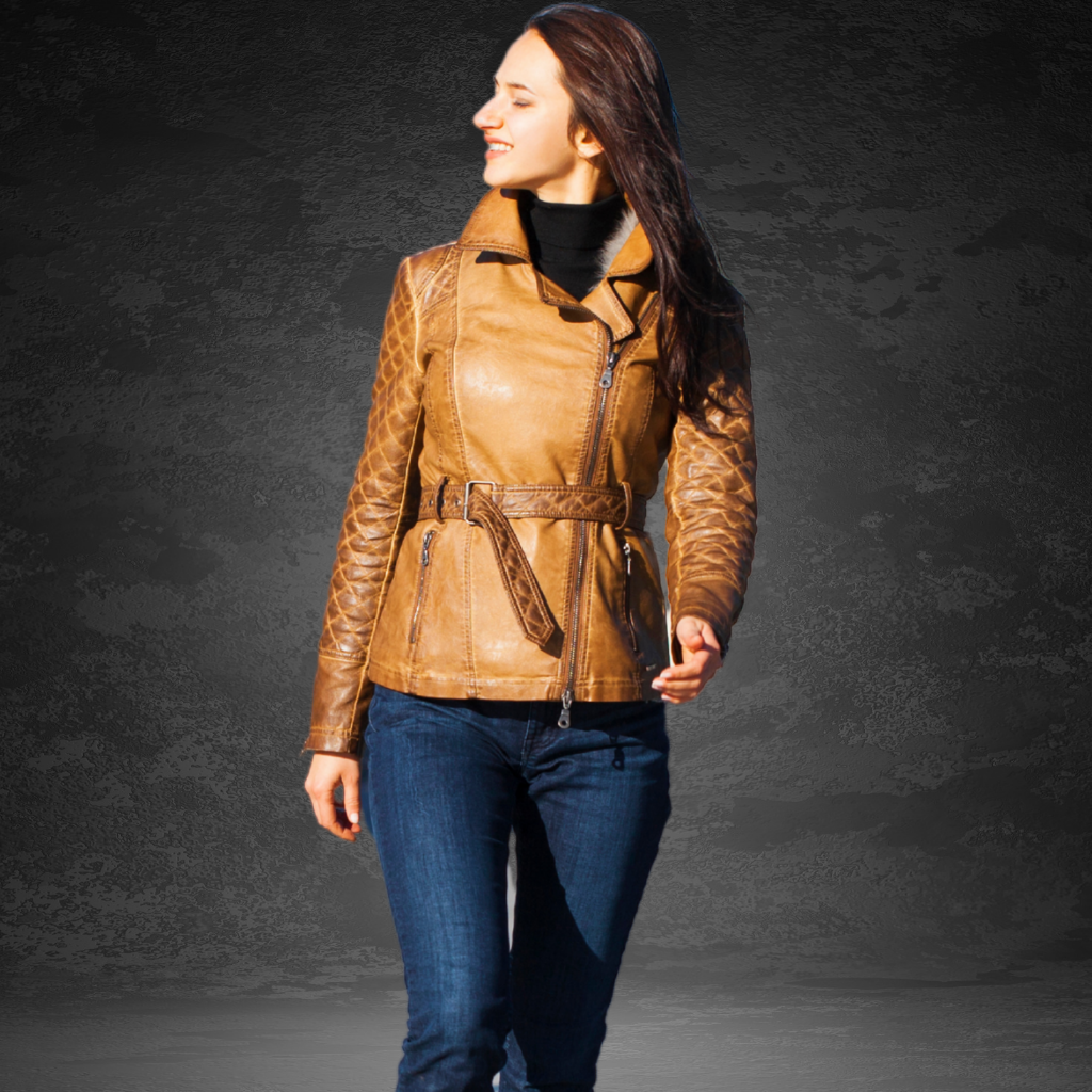 Women&#39;s Leather Coat | KC Leather Signature Range - Simone