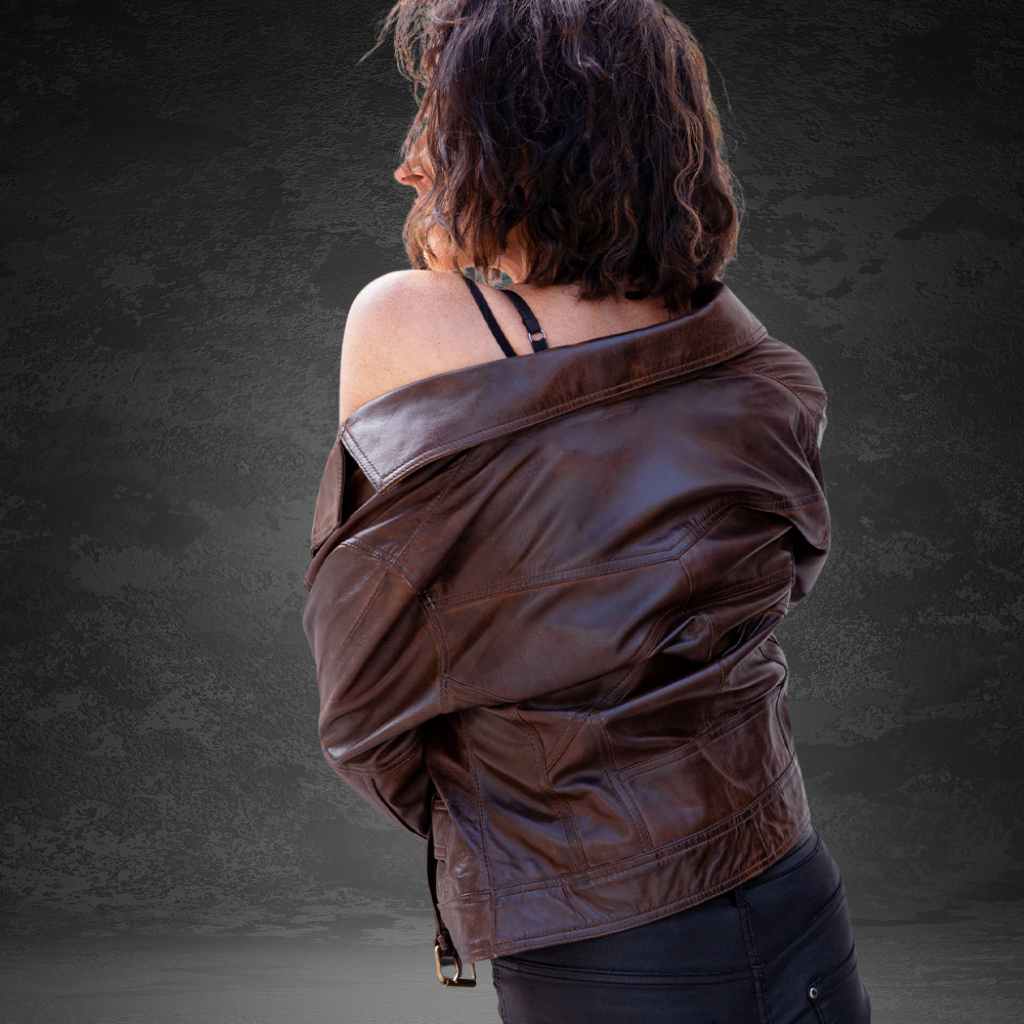 Women&#39;s Leather Jacket | KC Leather Signature Range - Eloise in Dark Brown