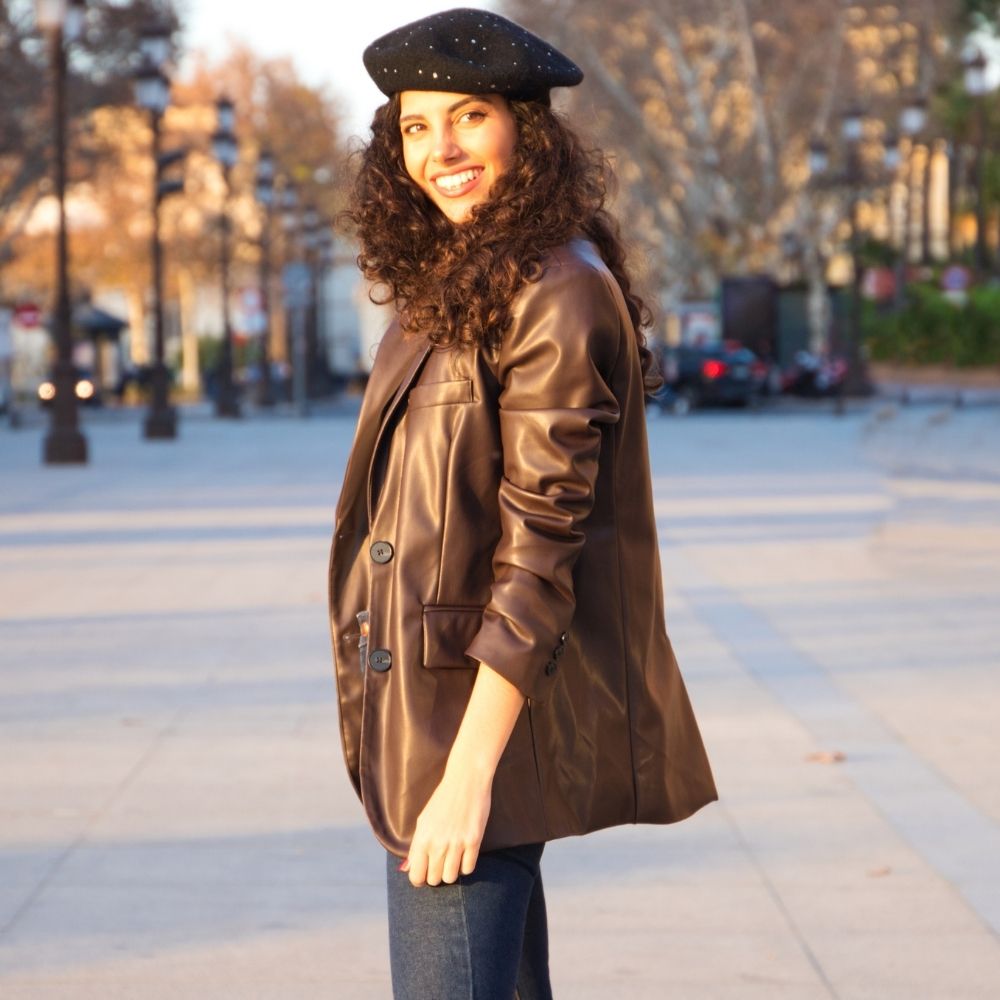 Women&#39;s Leather Coat | KC Leather - Rita