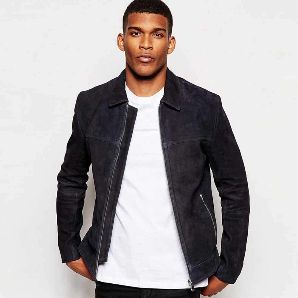 polo suede jacket, casual jacket