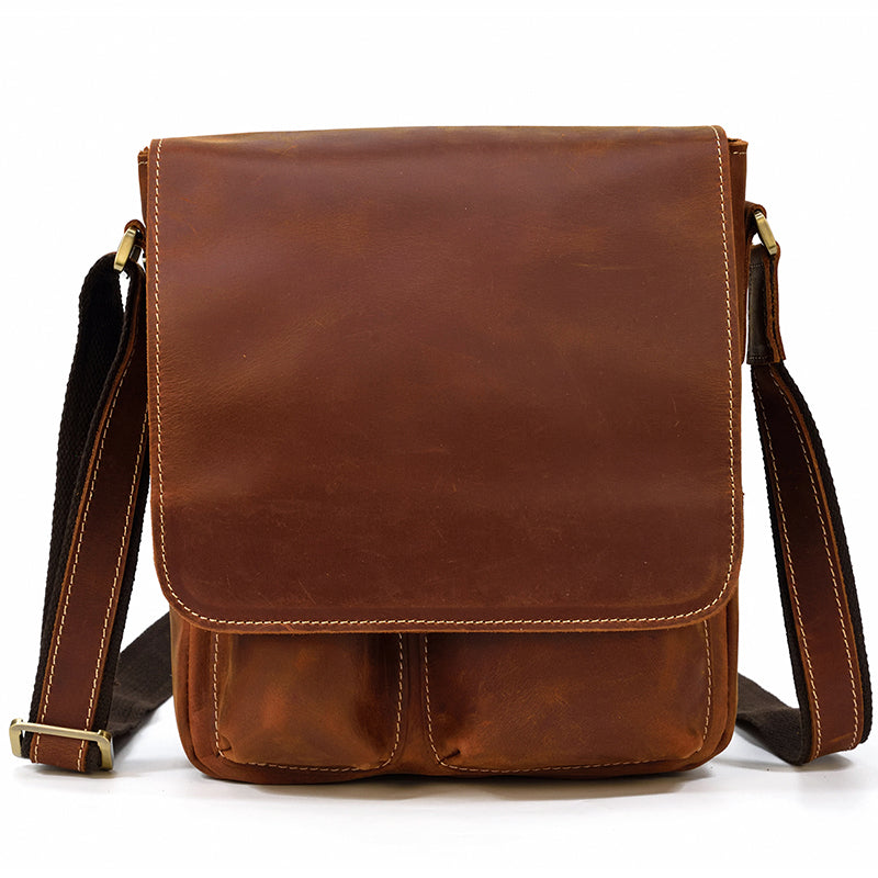 Genuine Leather Shoulder Bag Vintage - KC Leather Co.