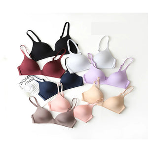 Women Bra Seamless No Wire Bras Large Size 3/4 Cup Push Up