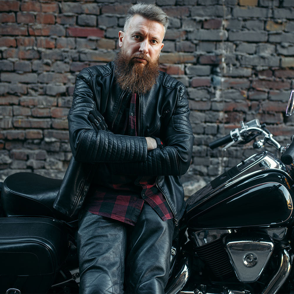 Men&#39;s Cafe Racer Jacket | KC Leather Signature Range - Andrew